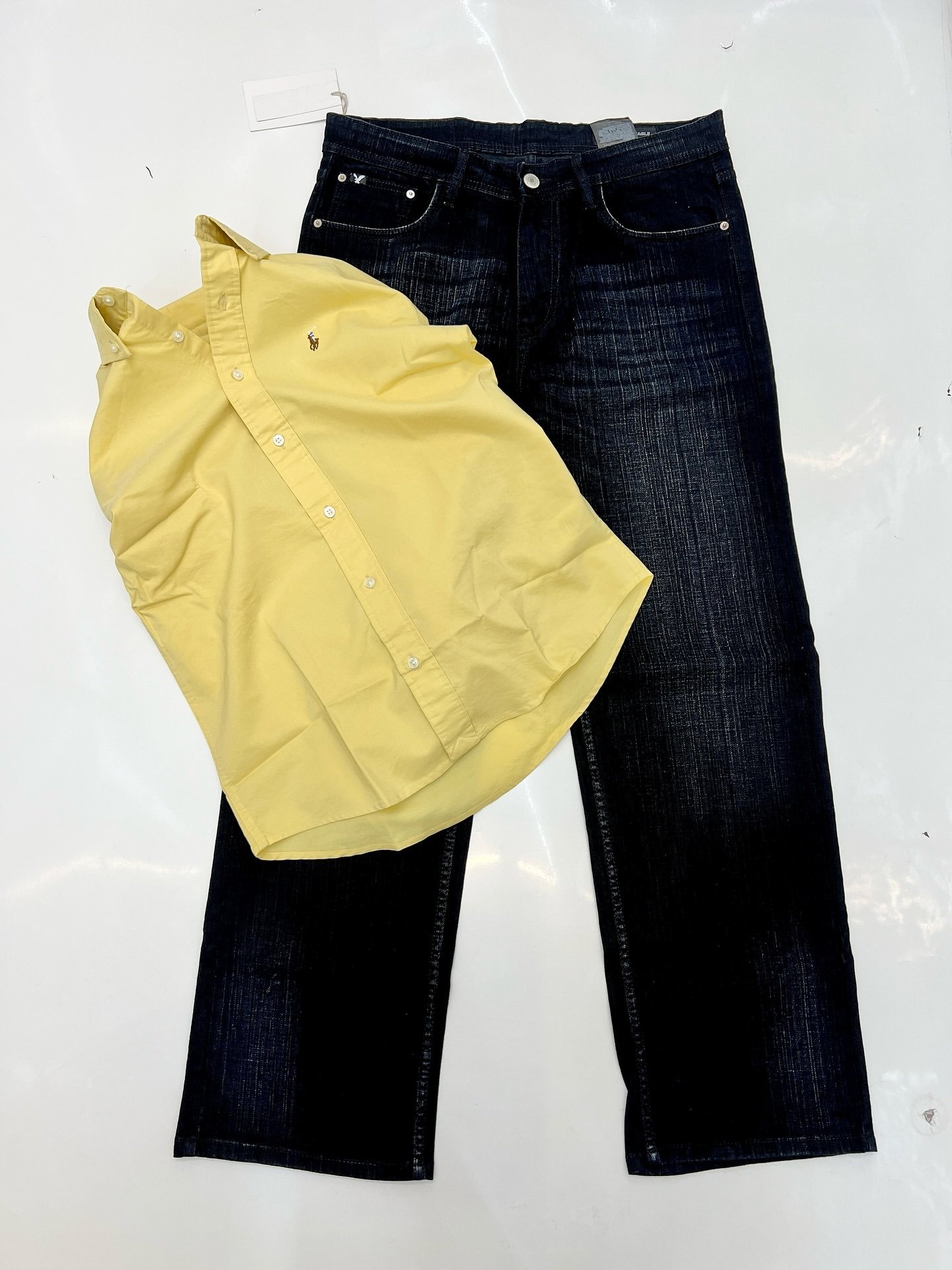 Smart Casual Perfection: Classic Shirt & Dark Denim Combo