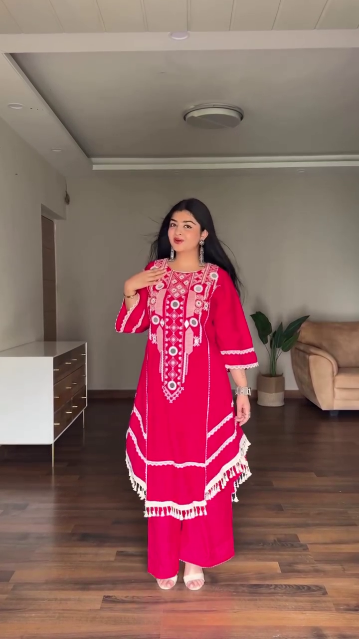 Make a Bold Statement with Our Stunning Embroidered Ethnic Suit Collection