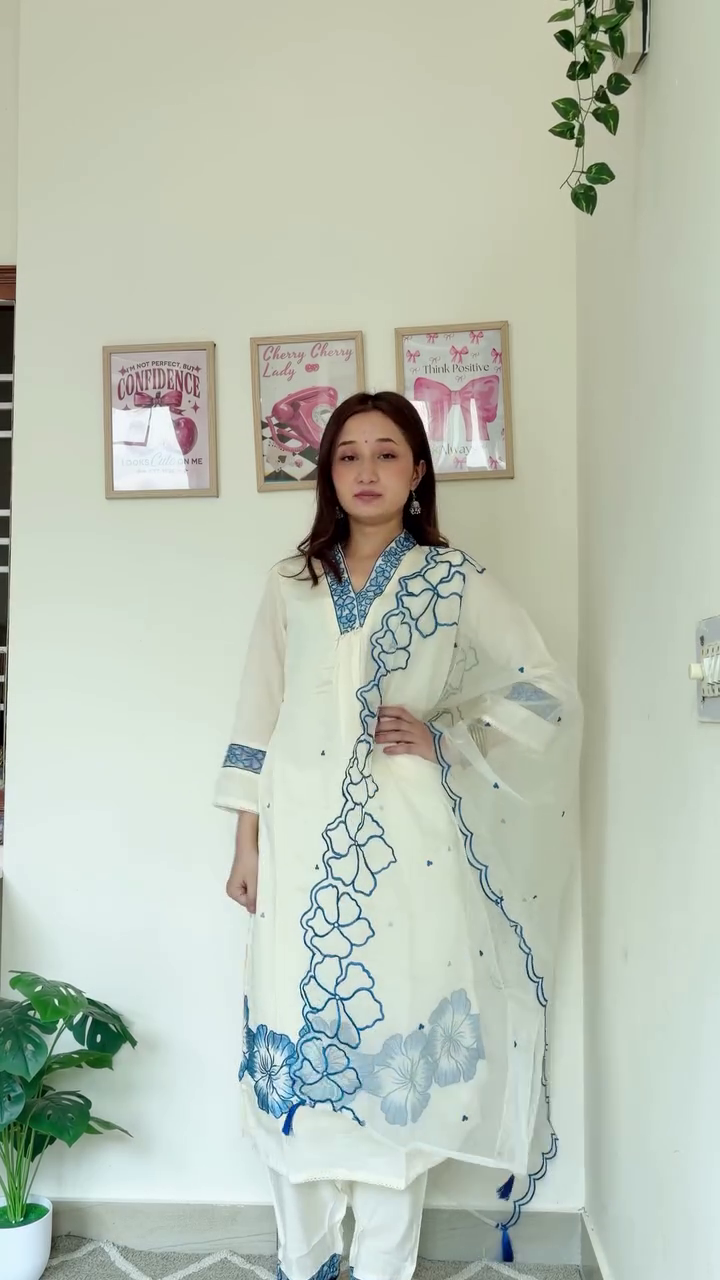 Blossom in Elegance with Our Luxurious Floral Embroidered Ethnic Suit Collection