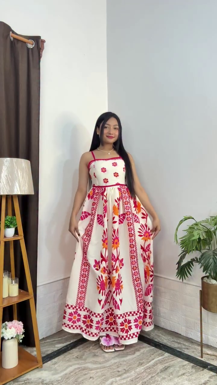 Bloom with Confidence in Our Vibrant Floral Printed Maxi Dress Collection