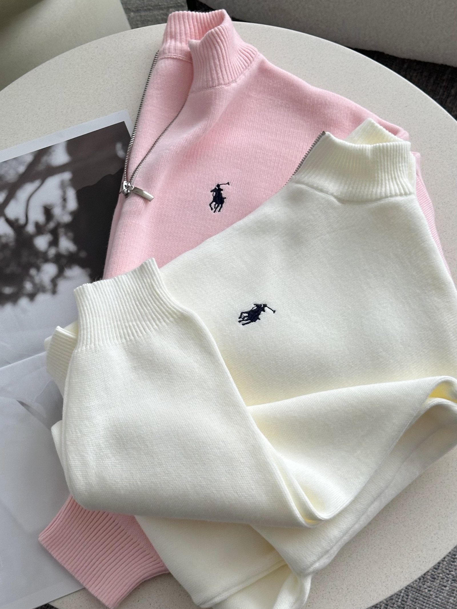 Elevate Your Wardrobe with a Premium Soft Knit Zip-Up Sweater Collection