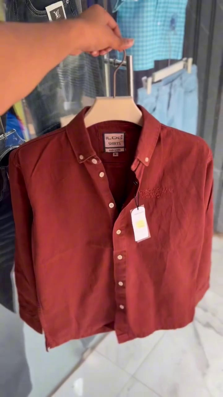 Stylish Maroon Casual Shirt for Men – A Perfect Blend of Modern Elegance and Everyday Comfort