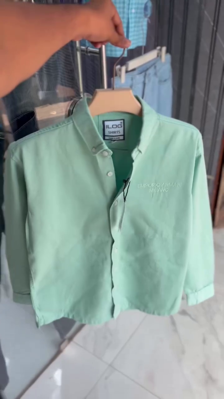 Stylish Rust  Men's Full Sleeve Button Down Shirt with Classic Collar, Elegant Chest Embroidery, Premium Casual Look, and Trendy Smart Casual Fashion Design for Everyday Wear